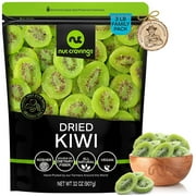 Dried Kiwi Slices, with Sugar Added 32oz by Nut Cravings
