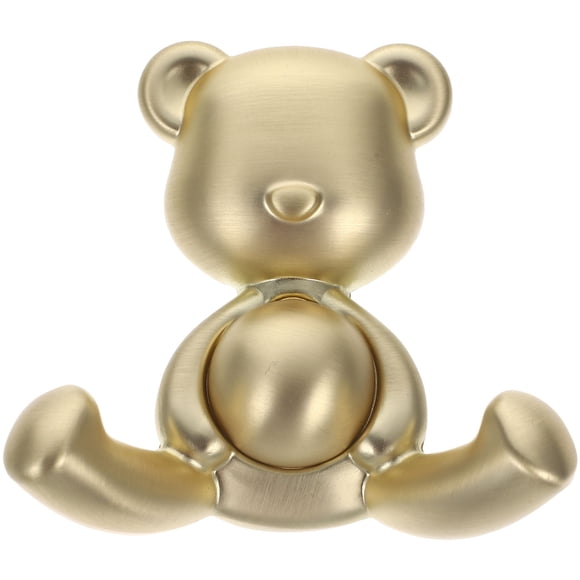 1 Set of Bear Hook Wall Mounted Coat Hook Indoors Decorative Wall Hook Clothes Hook