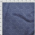 thumbnail image 3 of oneOone Cotton Poplin Twill Royal Blue Fabric Crocodile Ogee & Leaves African Diy Clothing Quilting Fabric Print Fabric By Yard 56 Inch Wide, 3 of 4