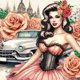 thumbnail image 1 of Kit Con Forma Especial Parcial DIY 5D Retro 30x30cm, 1 of 9