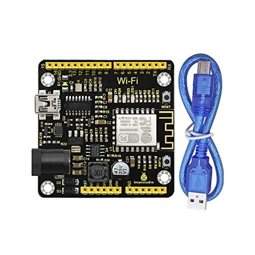 KEYESTUDIO ESP8266 Carte de Développement WI-FI avec Câble USB pour Arduino
