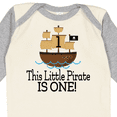 thumbnail image 4 of Inktastic Pirate 1st Birthday Party Boys Long Sleeve Baby Bodysuit, 4 of 5