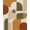 Beige, Pattern 8, variant on ODIKA 8'x10' Washable Area Rug Earthy Tones Geometric Abstract Artwork Modern Minimalist Shapes and Lines for Dining Room, Large Office, Lounge, Non-Slip Chair-Friendly Mat