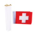 thumbnail image 2 of 12PCS Banderas de Inteprter Kits de Decoración para Fiestas Suiza, 2 of 6