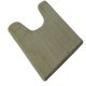 thumbnail image 1 of Matsuzay Alfombrilla de baño tipo U, absorbente de agua, elástica, suave, agradable a la piel, para baño, reutilizable, suministros de Juegos de accesorios de baño Verde 50*80cm, 1 of 6