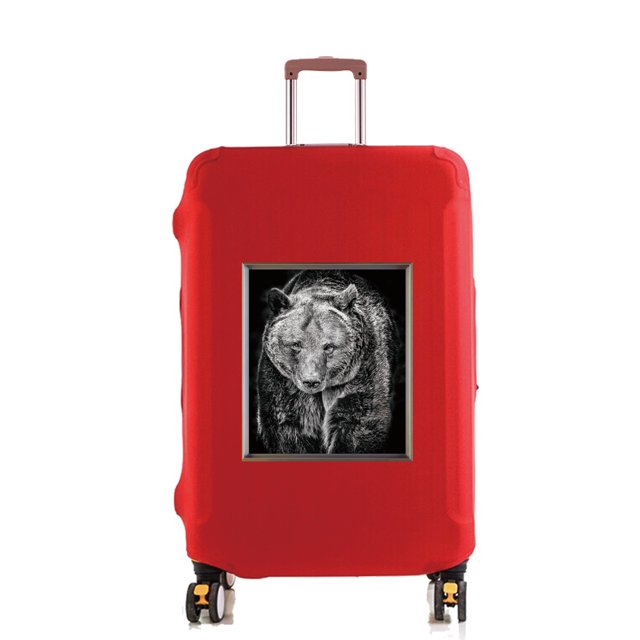 18-32 Inch Capacity Travel Essentials Bag Animal Series Printing Pattern Travel Accessories Trolley Case Protective Cover 8animal 031 S