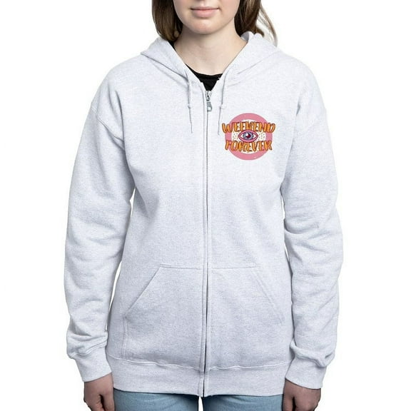 CafePress - Retro 80S Weekend Forever Sweatshirt - Women's Zip Hoodie