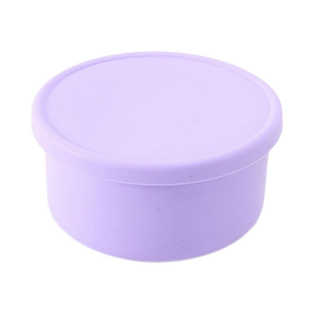 Caja bento , fiambrera, preparación de comidas, gran capacidad, seguridad en microondas, almacenamiento de alimentos, contenedor de alimentos Violeta Sunnimix Contenedor de almuerzo de silicona