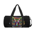 thumbnail image 2 of ZICANCN Tiger Unisex Large Duffle Bag for Travel - Sports Tote Gym Bag Airplane Weekenders Bags for Women Men, 2 of 8