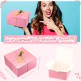 thumbnail image 4 of Juego de cajas de regalo Critiin, paquete de 8 unidades, 20 x 20 x 10 cm, papel rosa para dama de honor, 4 of 7