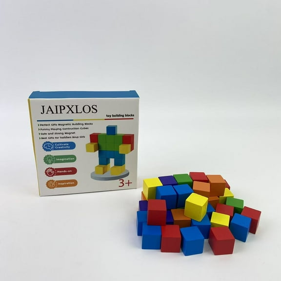 JAIPXLOS toy building blocks,Magnetic Blocks,Magnetic Building Blocks for Age Magnet Cubes Toys Educational Sensory Toys