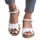 thumbnail image 4 of Zapatillas de verano para mujer, zapatos informales para mujer, sandalias ligeras de fondo plano Wmkox8yii nm9299, 4 of 6