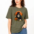 thumbnail image 5 of Is He Dead Yet T-Shirt – Dark Humor Bird Theme – Men and Women’s Casual Wear, 5 of 6