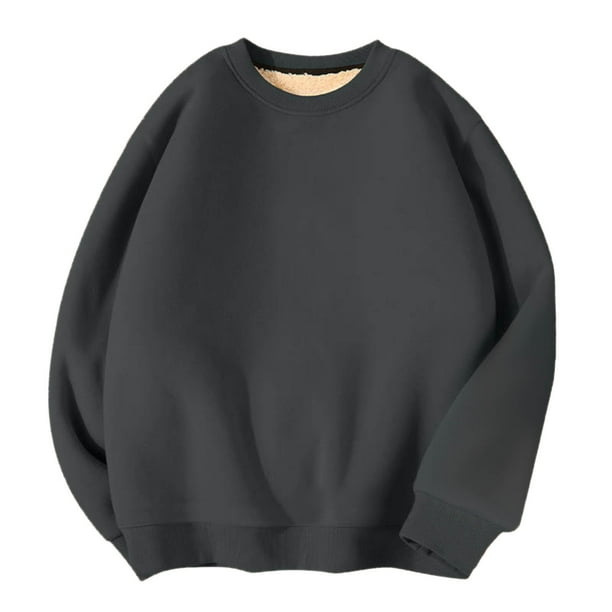 pstuiky Camisas para hombre de manga larga, Sudadera con capucha deportiva de manga larga para hombre, estilo relajado y liso camisetas de hombre xl