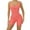 Orange, variant on Mrat Women's One-Piece Jumpsuit Sleeveless Short Bodycon Rompers Back Crossing Yoga Workout Bodysuit Jumpsuits for Women Casual S-62 Orange S