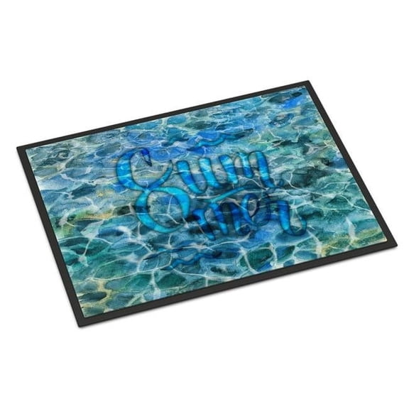 Carolines Treasures  18 x 27 in. Summer Under Water Indoor or Outdoor Mat