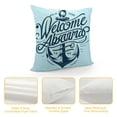thumbnail image 4 of Leisuo Welcome Anchor Pillow Cover Cushion Cases Soft Square Decorative Pillowcase for Boat Ship , Farmhouse Gifts, 4 of 5