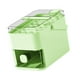 thumbnail image 5 of Bandeja de hielo con tapa, caja de hielo para hacer tú mismo, contenedor de almacenamiento, accesorios de cocina, fabricación de hielo 28 cubos verdes, 5 of 9