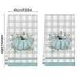 thumbnail image 3 of Halloween Ghost Dish Towel - 40x60cm Absorbent Kitchen Cloth with Hanging Loop (Blue Polyester), 3 of 6