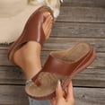 thumbnail image 5 of Summer Sandals for Women Orthotic Slip On Flip Flops with Arch Support Toe Loop Slippers Comfortable Casual Shoes, 39, 5 of 5