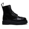 thumbnail image 2 of Grinders Bulldog CS Unisex 10 Eyelet Lace Up Leather Steel Toe Boots In Black Size 12M, 2 of 6