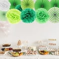 thumbnail image 4 of ADDHAT 14pcs Wedding Party Decorations Set Paper Fans Pom Poms Flowers Hanging Ornaments for Birthday Baby Shower, 4 of 7