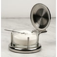 thumbnail image 3 of Stainless Steel Silver Salt Server With Spoon, 3 of 3