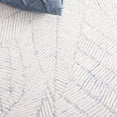thumbnail image 6 of Safavieh Ebony Riley Leaves Area Rug, Blue/Ivory, 6' x 6' Round, 6 of 10