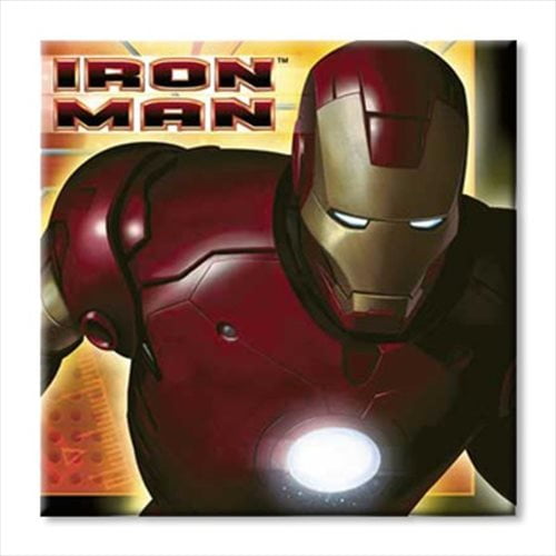16ct Iron Man Small Napkins 
