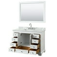 thumbnail image 6 of Wyndham Collection WCS202048SDECMUNSM46 Deborah 48" Free Standing Single Vanity Set - Dark, 6 of 6