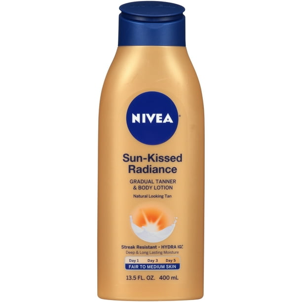 Nivea Streak Resistant Gradual Tanner & Body Lotion Sun Kissed Radiance