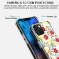 thumbnail image 3 of Summer Colourful Flowers Case for iPhone 13 Mini,Aesthetic Colourful Floral Plant Case for Men Women,Unique Soft TPU Bumper Case Cover, 3 of 5