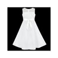 thumbnail image 2 of Girls Dress Formal White Chiffon Lace Sequin Baptism Wedding Bridesmaid 8 Years, 2 of 6
