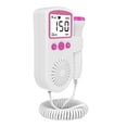 thumbnail image 2 of Monitor Doppler fetal, monitor de latido cardíaco por ultrasonido portátil, detector de frecuencia cardíaca no recargable para madres embarazadas (sin batería) (rosa), 2 of 3