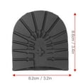 thumbnail image 4 of Semelles de Talon, Semelles avant en Caoutchouc, Outil de Réparation de Chaussures Durable en Caoutchouc pour Chaussures Résistantes à l'Usure pour Plaques d'Orteils de Chaussures, 4 of 8