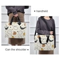 thumbnail image 6 of FORMRS 16" Laptop Bag Carrying Sleeve Case with Handle Travel Shoulder Briefcase, Halloween Happy Ghosts, 6 of 8