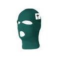 thumbnail image 2 of Top Headwear's 3 Hole Face Ski Mask, Emerald Green, 2 of 2
