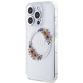 thumbnail image 2 of Guess IML Flowers Wreatch with MagSafe Hard Case for iphone 15 Pro Max 6.7" Transparent - GUHMP15XHFWFCT, 2 of 6