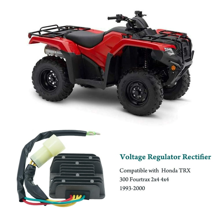 RÉGULATEUR RECTIFIEUR POUR Honda ATV TRX300 FW FOURTRAX 300 4X4 1993-2000 E3 EUR 26,39 - PicClick DE - Foto 3