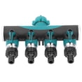 thumbnail image 3 of Oubit Metal Valve Water Splitter,4 Way Hose Splitter Way Hose Connector Way Hose Splitter Rugged and Tough, 3 of 9