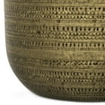 thumbnail image 4 of Simpli Home Johnsen 29.5 inch Wide Boho Metal Coffee Table in Antique Gold Iron, Assembled, 4 of 6