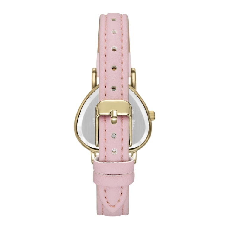 Silver and Pink Women\'s Watch and heart bracelet Set 7inch Folio Women main image 4
