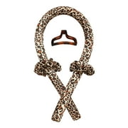 Orinova Travel Size 35.4" Foam Heatless Hair-Curlers Ribbon Hair Rollers, Leopard