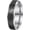 silver black, variant on Men's Women's Jewelry Two-Tone 6MM Stainless Steel Frosted Minimalist Retro Exquisite Birthday Wedding Rings