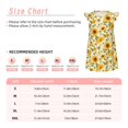 thumbnail image 3 of Balery Beautiful Countryside Sunflower Camisón de princesa para niñas, pijama de algodón con mangas abullonadas, suave y bonito.-Medium, 3 of 6