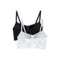 thumbnail image 3 of Wonder Nation Girls' Seamless Recycled Molded Longline Bra, 2-pack, Sizes XS-2XL, 3 of 4