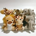 thumbnail image 4 of BESTSKY 6-Pack Wild Animal Stuffed Animals – Cute Plushie Set, Infant Toy & Baby Gift for Kids, 4 of 7
