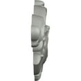 thumbnail image 3 of Ekena Millwork 7 3/4"W x 4 1/8"H x 3/4"P Leaf Scroll Onlay, Left, 3 of 4