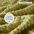 thumbnail image 2 of Simple&Opulence Olive Green Throw Blanket for Couch-Super Soft Fluffy Blankets for Women 50x70 Inches Cozy Lightweight Fleece Blanket for Home Décor, 2 of 5
