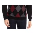 thumbnail image 3 of Club Room Men's Pima Argyle Quarter-Zip Sweater Black Size XXX-Large, 3 of 3